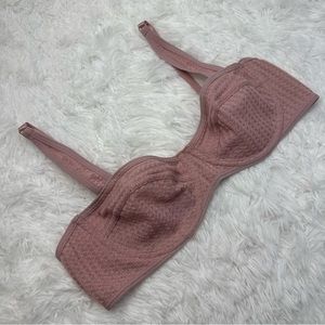 Unbranded pink waffle bra • Small / 32A / 34A / 32B / 34B